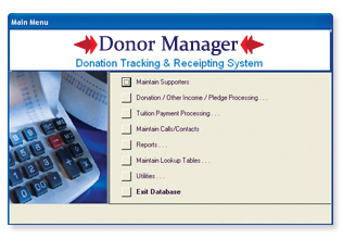 Donor Manager - Donation Tracking Software